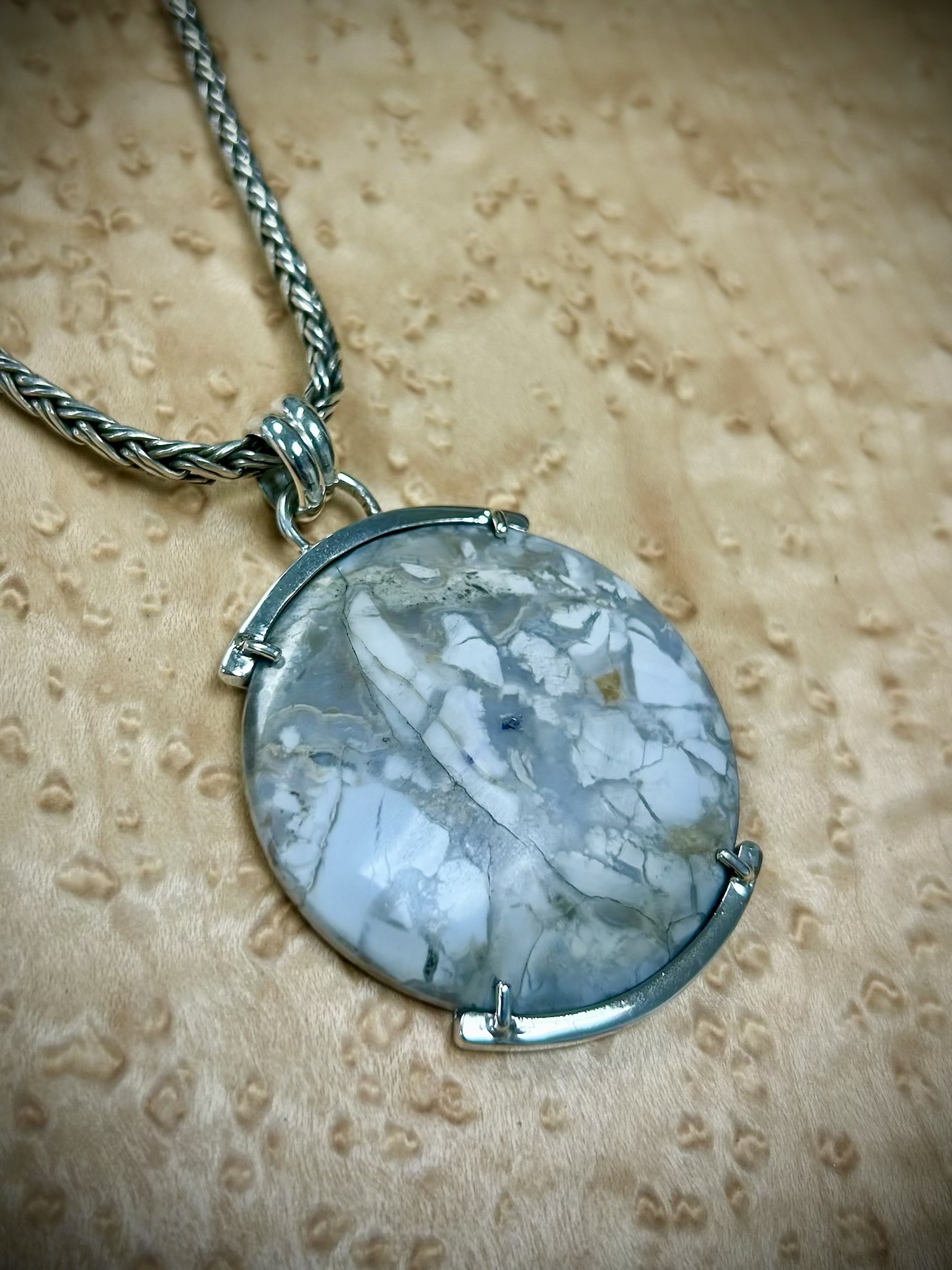 Burro Creek Pastelite statement pendant